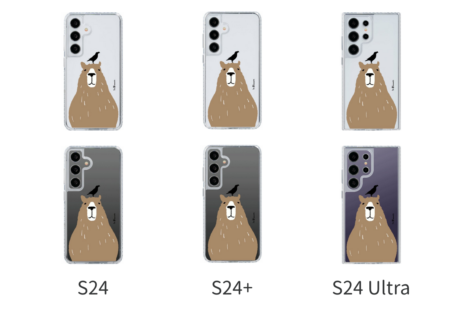 印花樂手機殼水豚與八哥