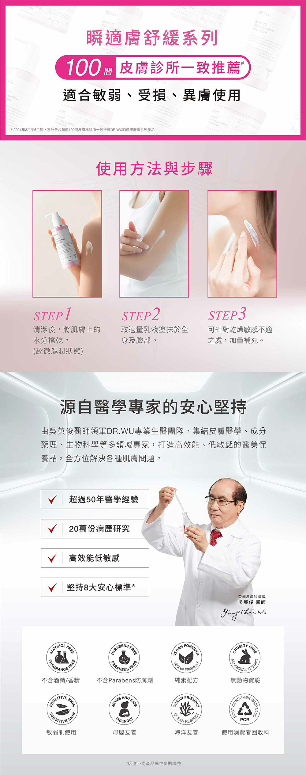 Dr Wu瞬適膚舒緩修護保濕乳15ml