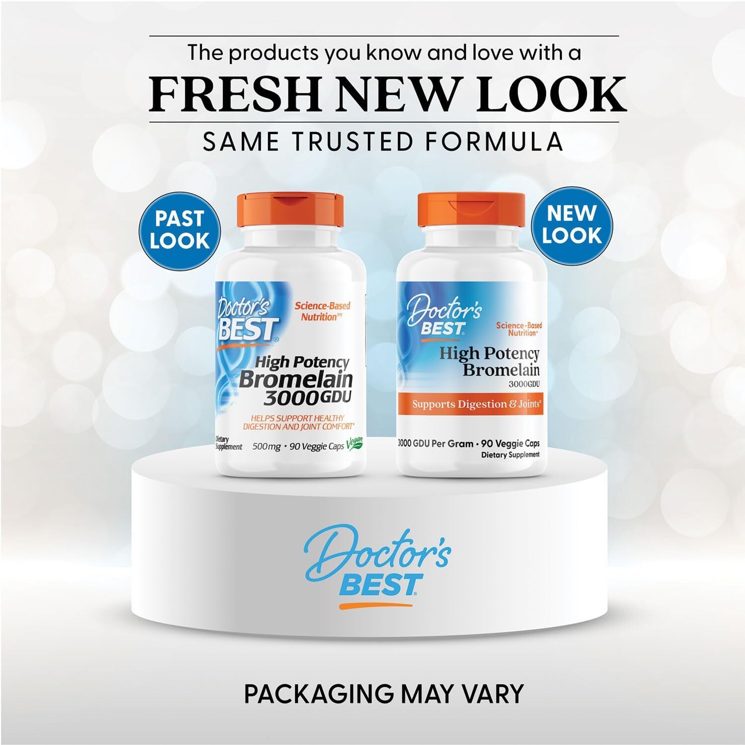 [預購] Doctor's Best 鳳梨酵素(3000GDU) 500mg 90粒 素食 Bromelain