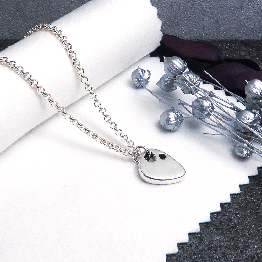 雪的記憶 925純銀項鍊 三角形 男款 20吋 男生項鍊