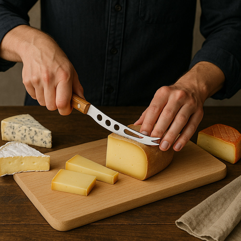 DOZORME Thiers Classics| 經典橄欖木柄起司刀