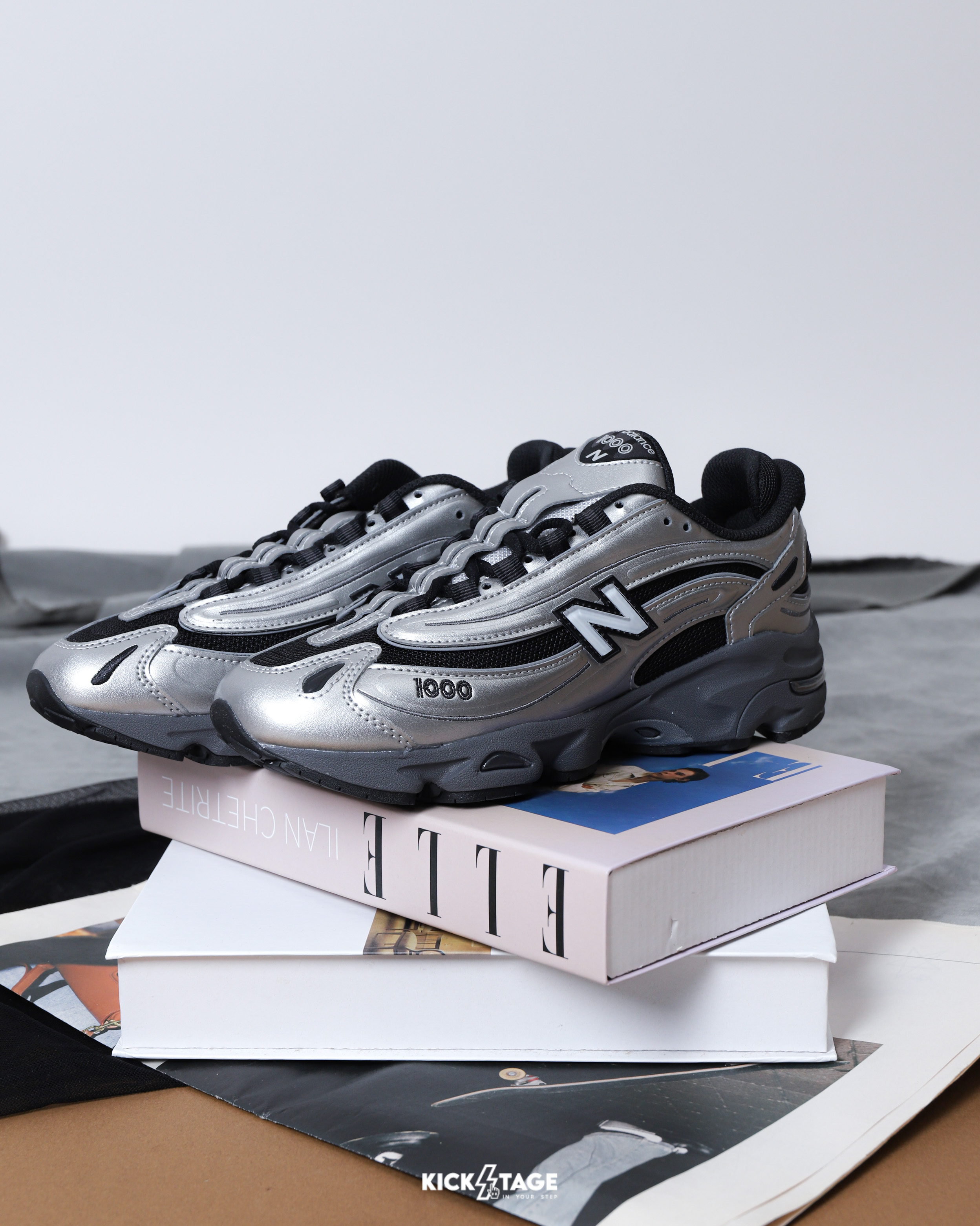 男女鞋 NEW BALANCE 1000 'silver black' 銀黑 復古 運動 休閒鞋【M1000EGR】NB1000