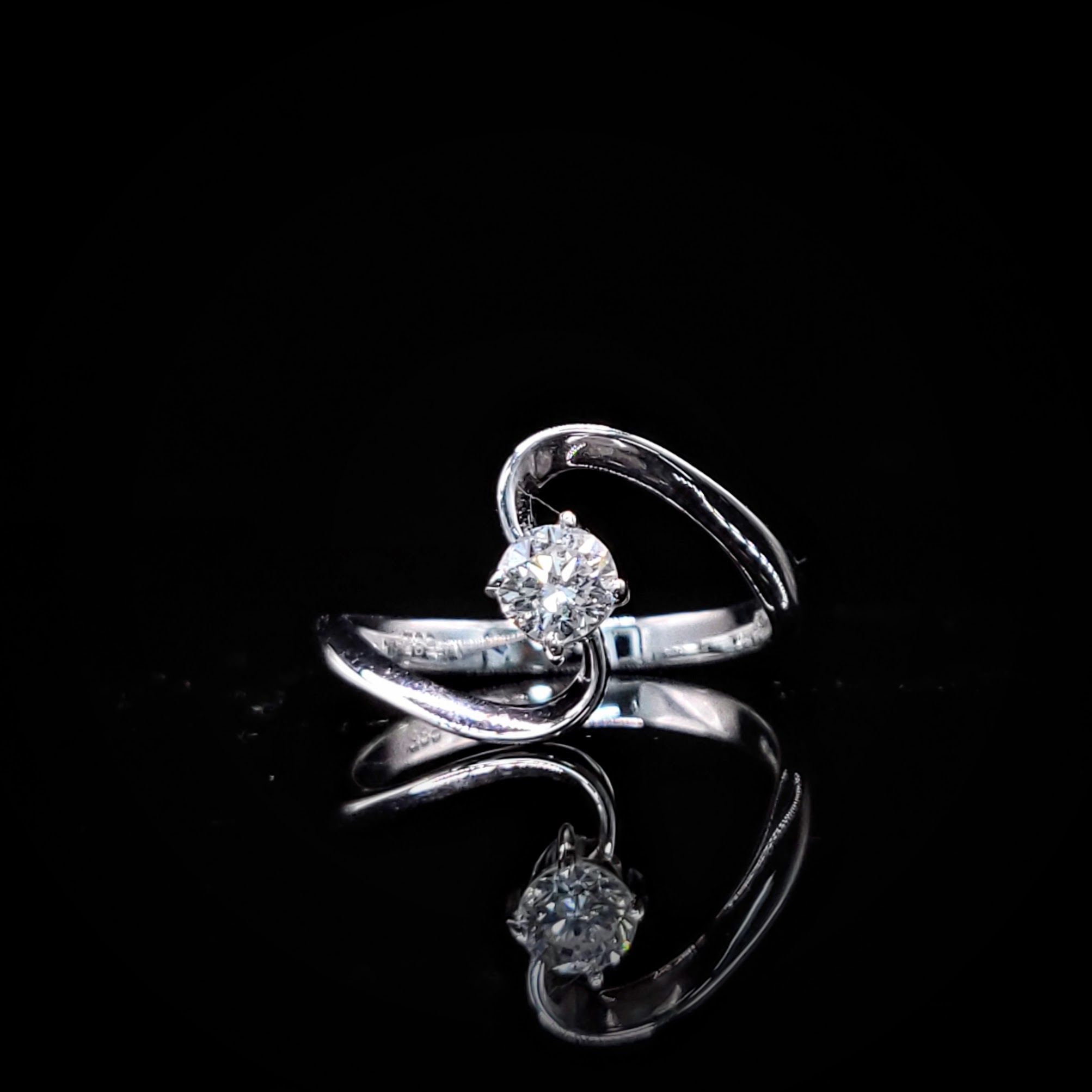 14K White Gold 0.21ct Diamond Ring