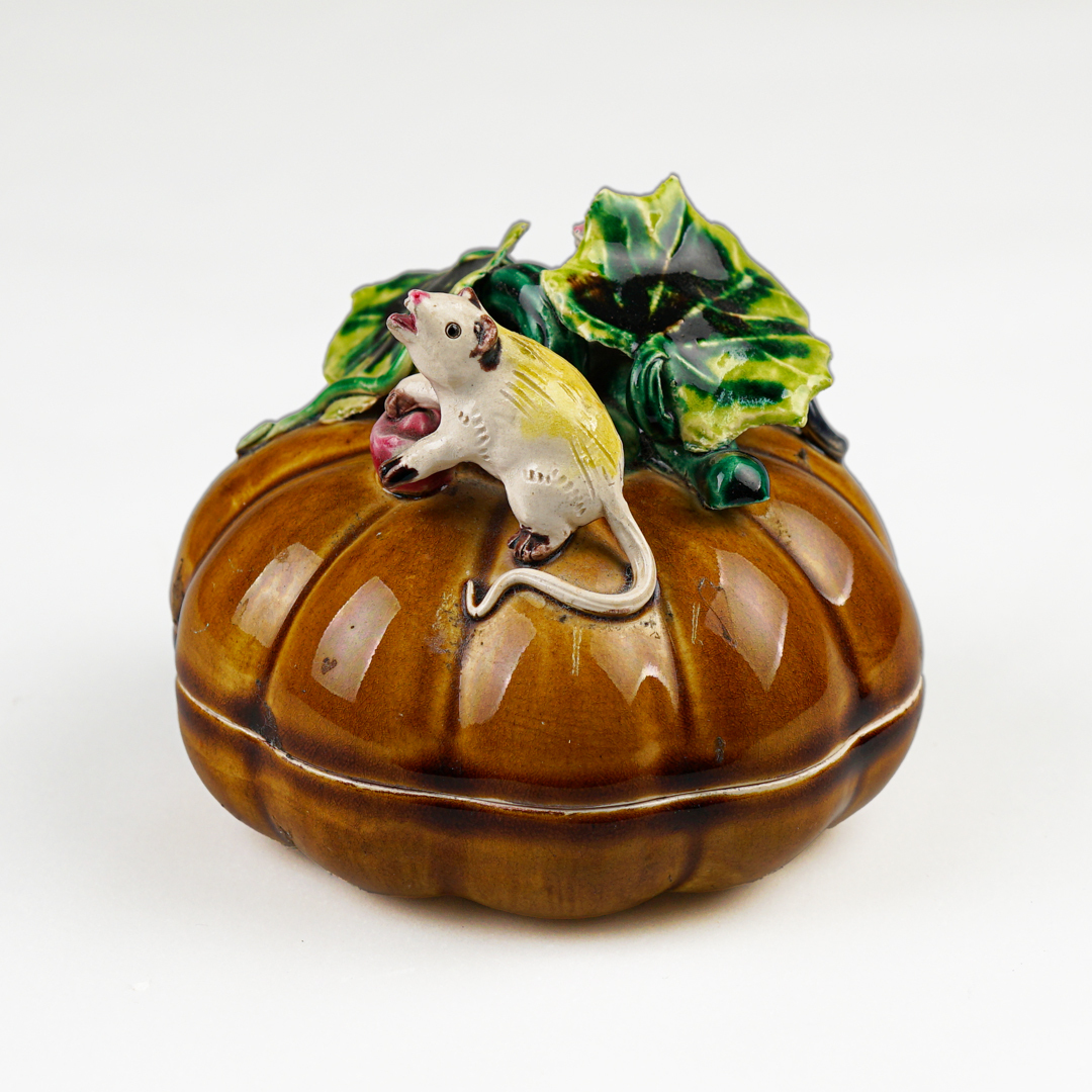 台灣國寶交趾陶｜居家開運商品 南瓜印泥盒