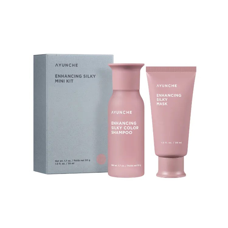 韓國 AYUNCHE 雅潤彩 - 絲柔光澤 亮色洗護旅行組 50ml/30ml