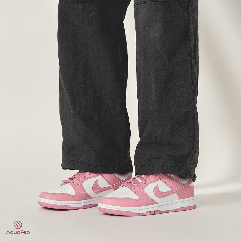Nike Dunk Low Next Nature 女 粉 Dunk 低筒 皮革 透氣 休閒鞋 DD1873-112