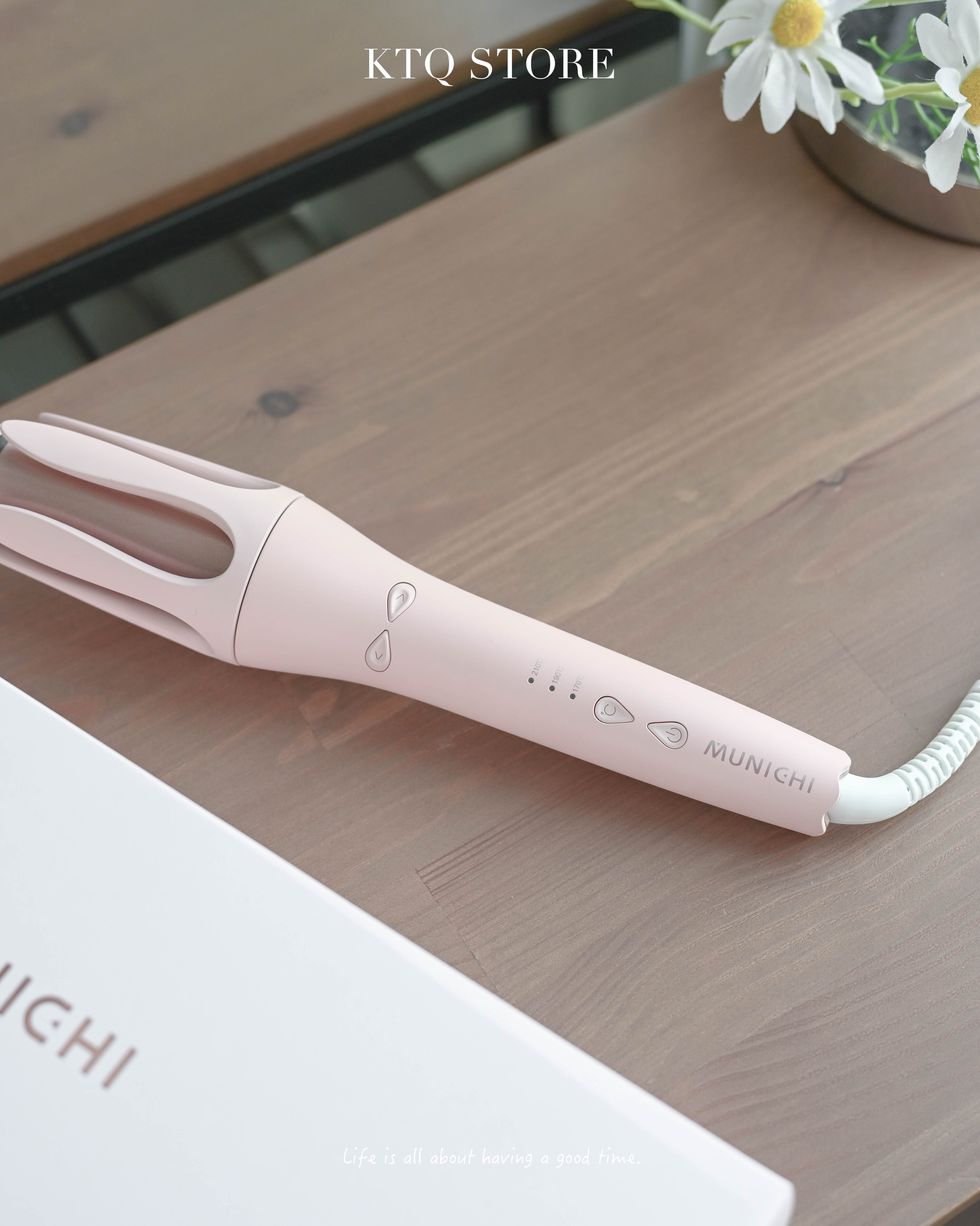 KTQ STORE ‧ MUNICHI沐尼黑 32mm水潤負離子溫控捲髮器 (國際電壓) MR.Curler