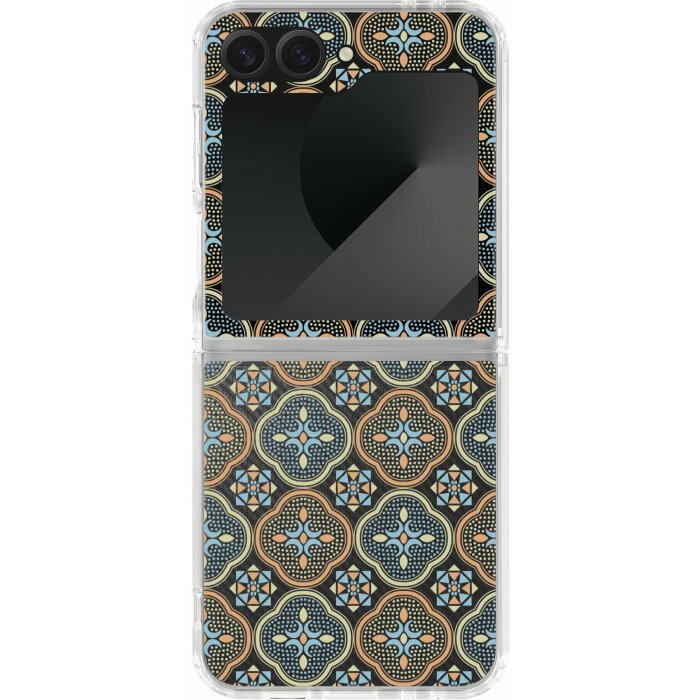 印花樂聯名三星手機殼/Samsung Galaxy Z Flip6/玻璃海棠/暖陽甜杏