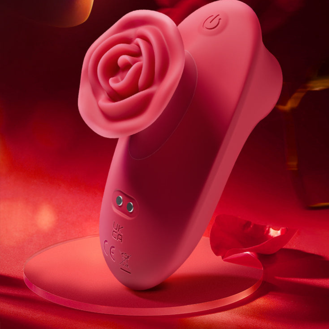 EROCOME ROSE PLUSE 玫瑰脈動 震動器 紅色