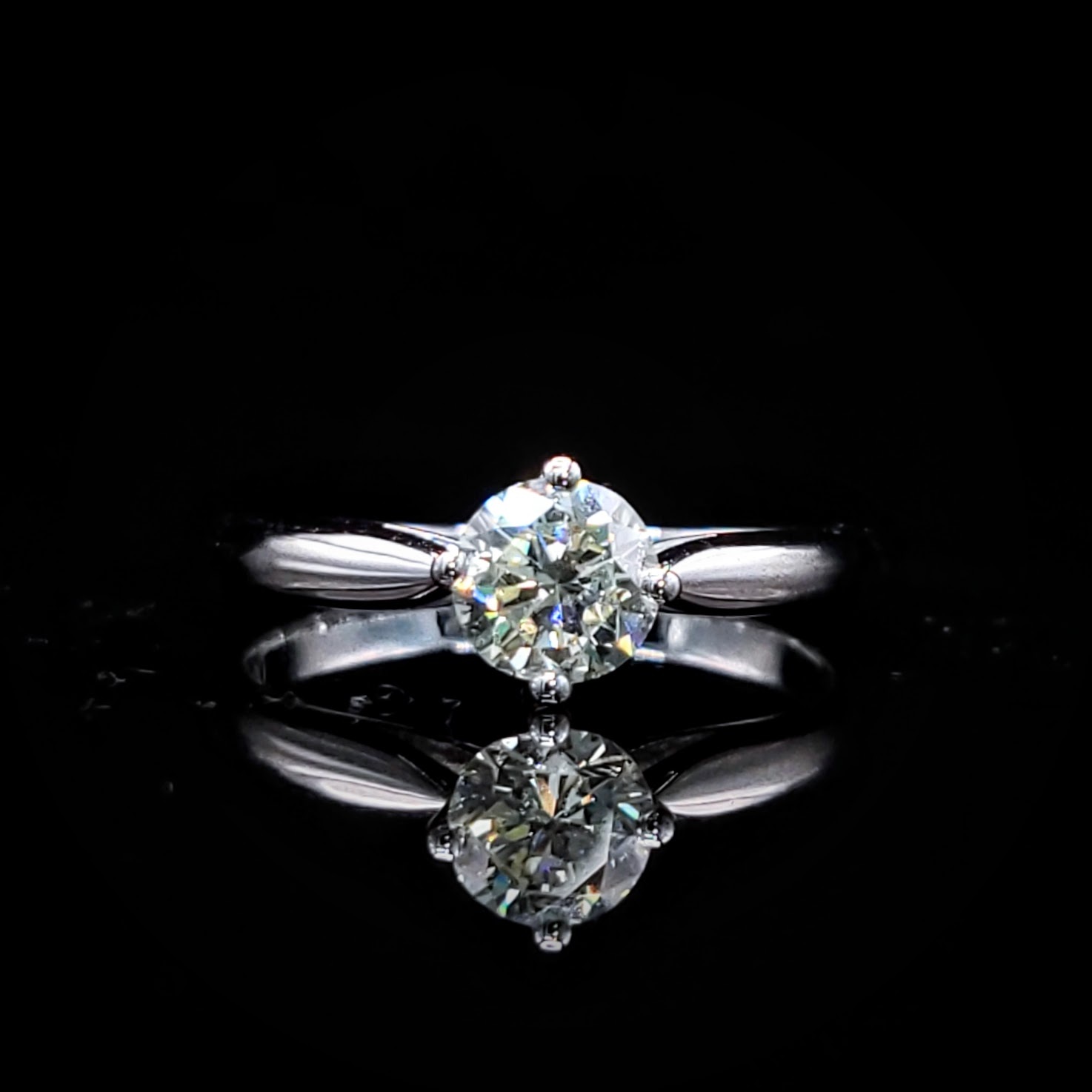 18K White Gold 0.56ct Diamond Ring