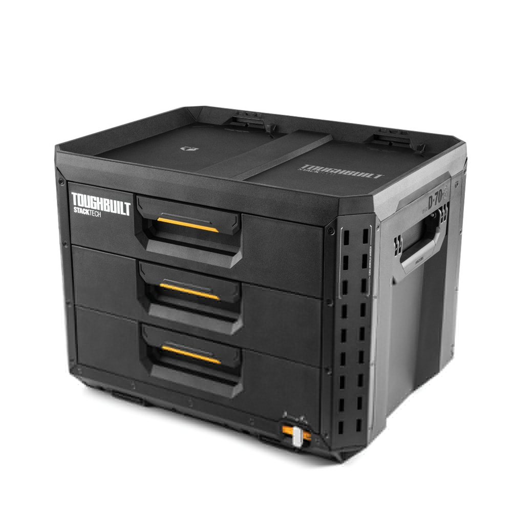 TOUGHBUILT STACKTECH三抽工具箱 TB-B1-D-70-3