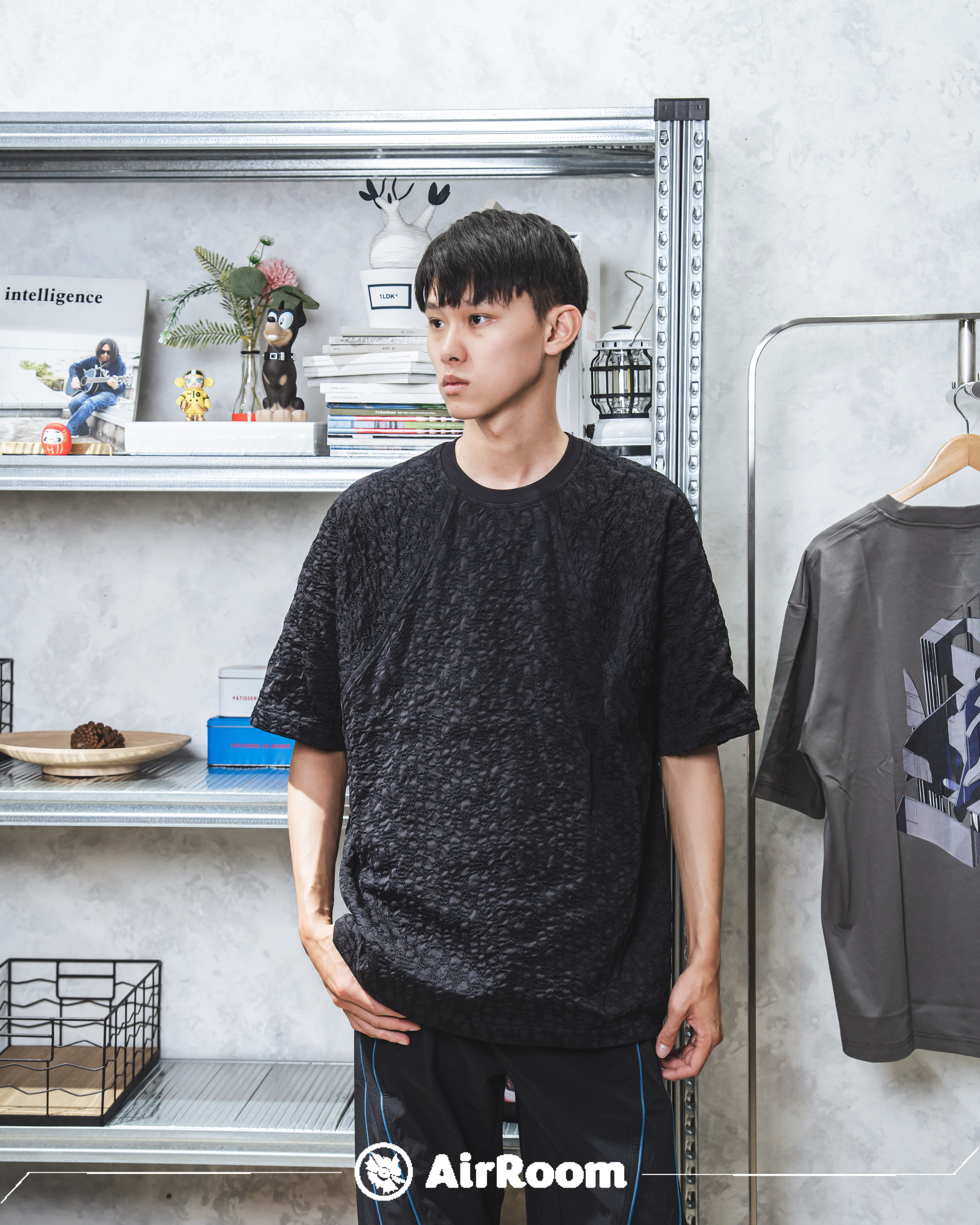 2025SS oqLiq Unzip Tee II 兩種 廓型 空間 裂紋 刺繡 短T 現貨25ST06