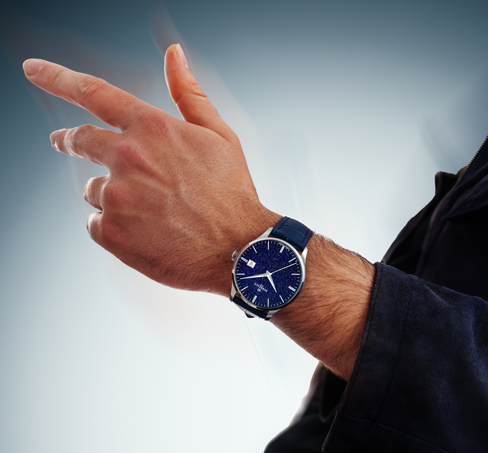 Perrelet WEEKEND Aventurine,沛力錶,砂金石,A1300H,STARRY SKY, Aventurine dial,湛藍星空大三針腕錶