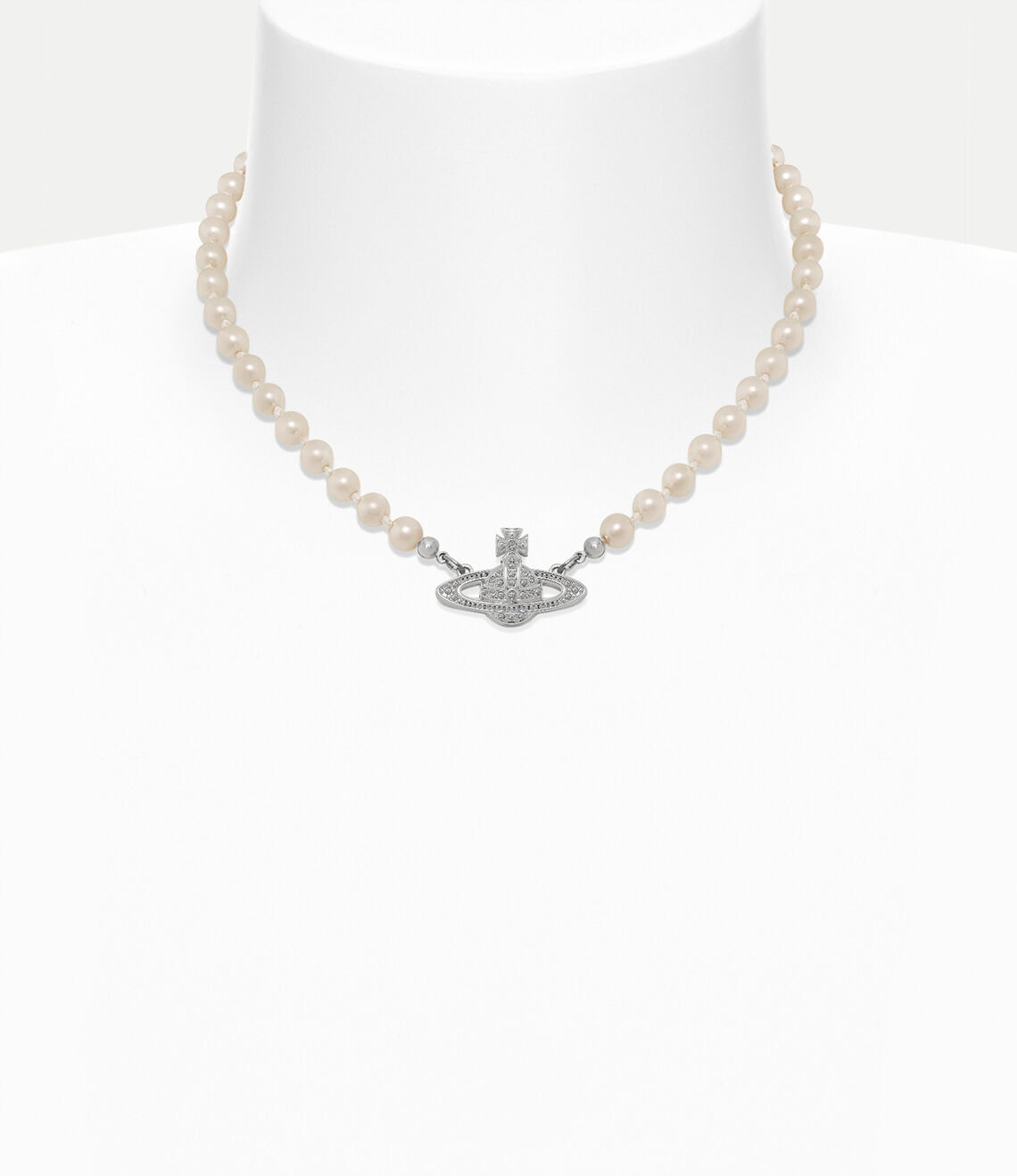 Vivienne Westwood Mini Bas Relief Pearl Choker