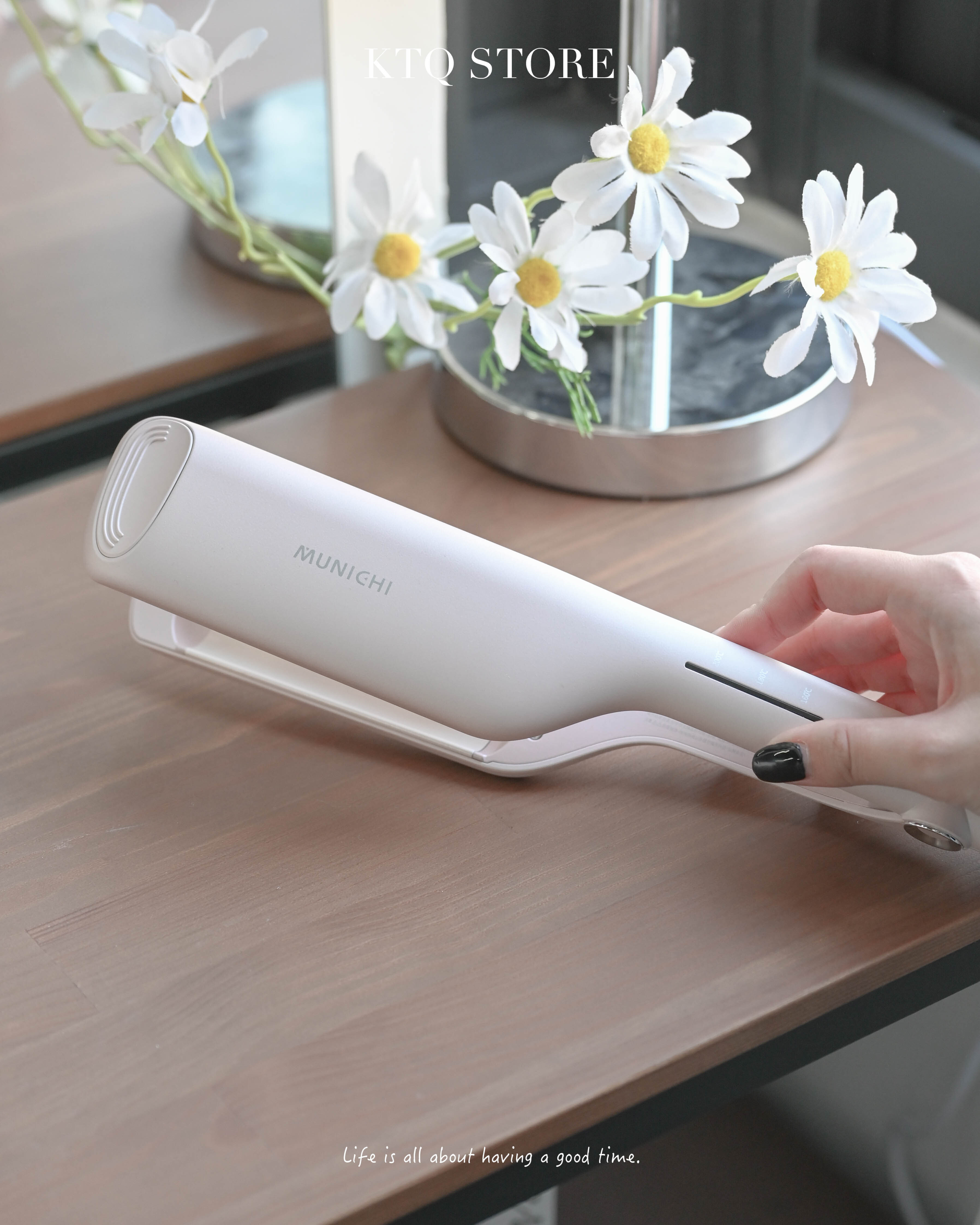 KTQ STORE ‧ Munichi 沐尼黑 25mm 負離子 水波紋 波浪捲 捲髮神器 捲髮棒 蛋捲夾