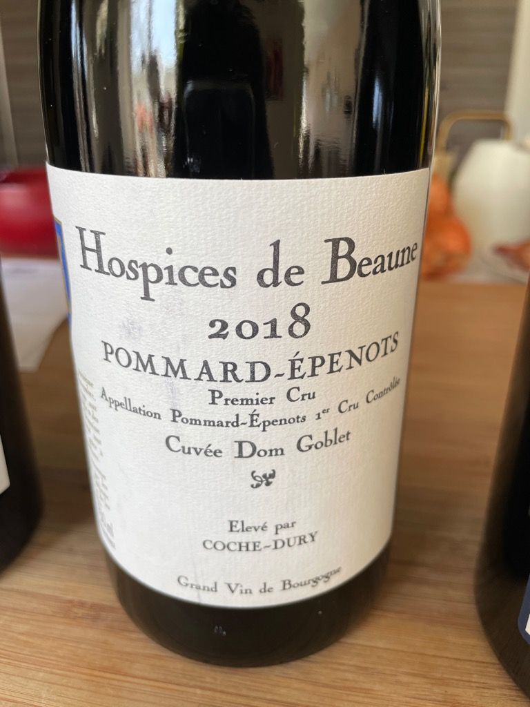 Hospices de Beaune (Coche Dury) Pommard 1er Cru Epenots Cuvee Dom Goblet 2018