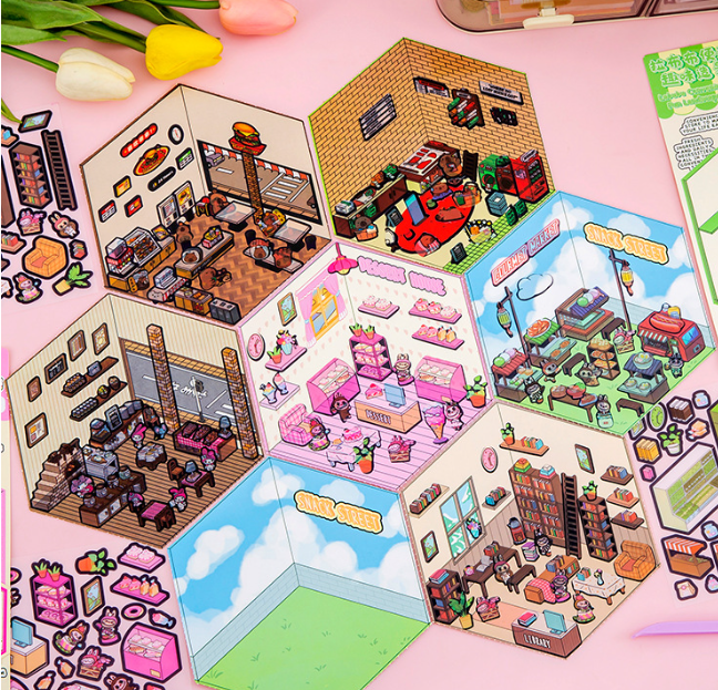 清货 趣味造景贴纸