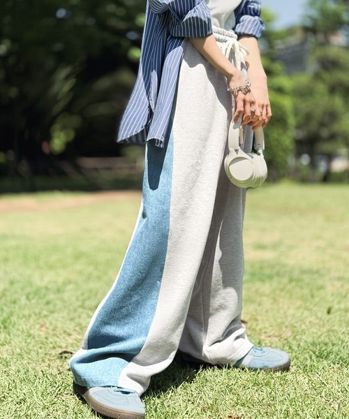日本🇯🇵連線 Java 雙色運動褲 棉褲 寬褲 寬鬆 長褲 日系 運動 休閒 4色(任買兩件711免運)/預購