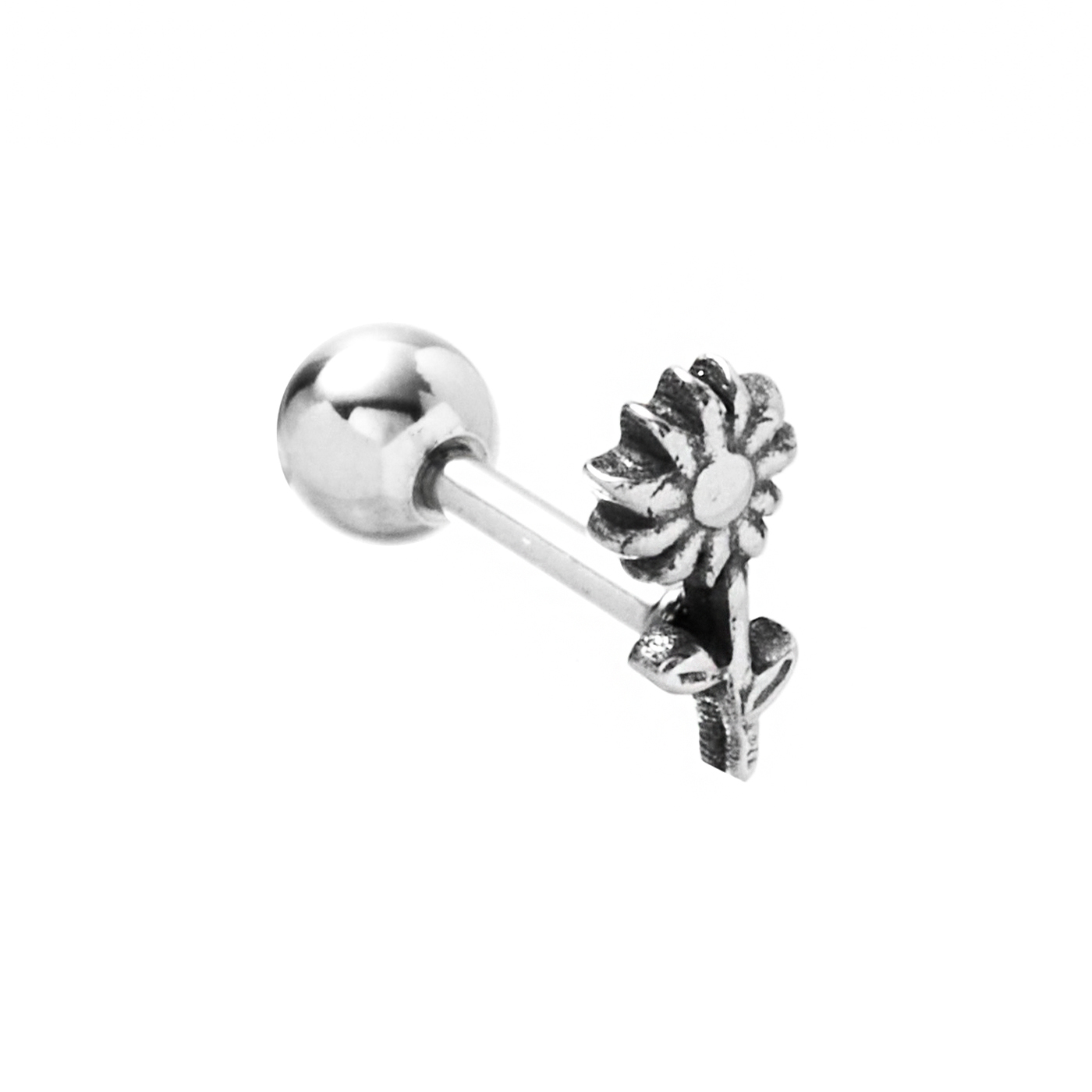 平價飾品,韓國,鋼飾,花,耳環