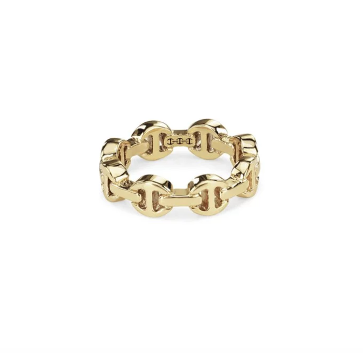 HB002 18K 黃金 Dame Tri Link 戒指