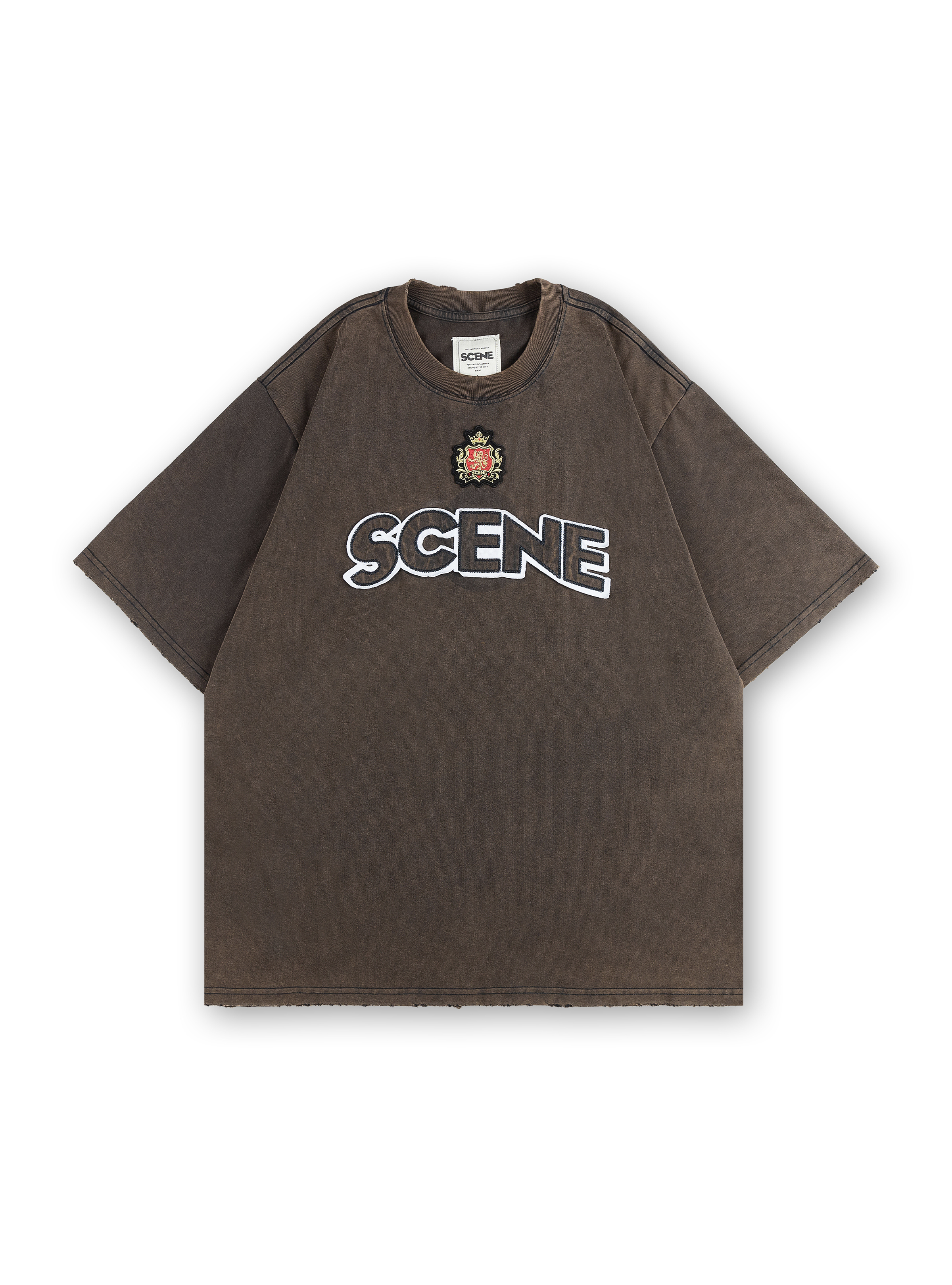 SCENE FOOTBALL TEE // TOGO BROWN