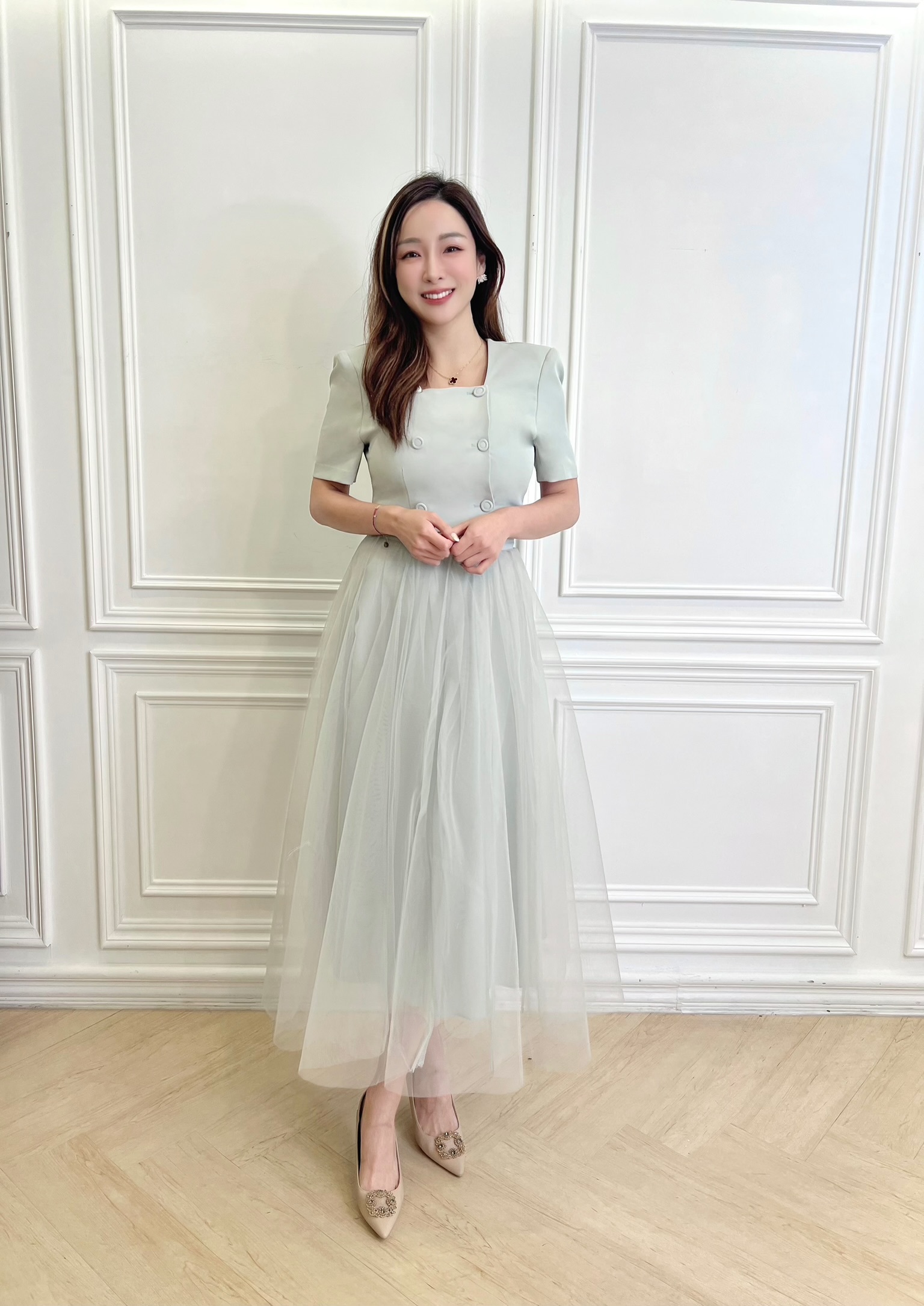 城市夢境 短版外套+紗裙套組