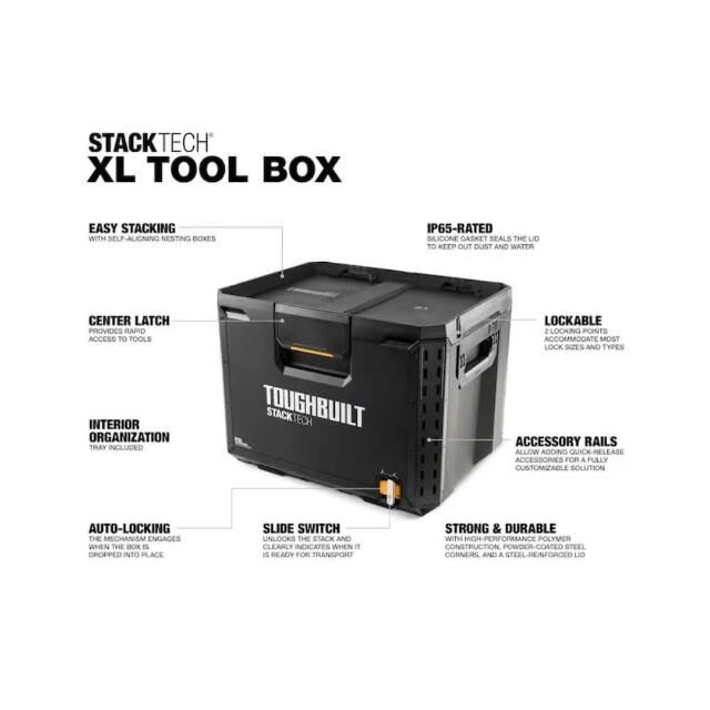 TOUGHBUILT STACKTECH大型工具箱 TB-B1-B-70