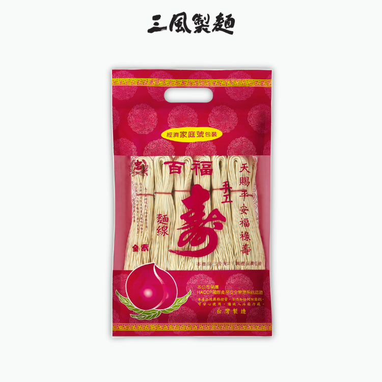 百福手工壽麵線12束經濟包