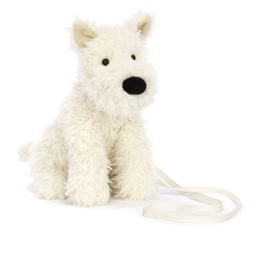 【樂森藥局】英國 Jellycat 蘇格蘭梗/犬/狗斜背包 Munro Scottie Dog Bag