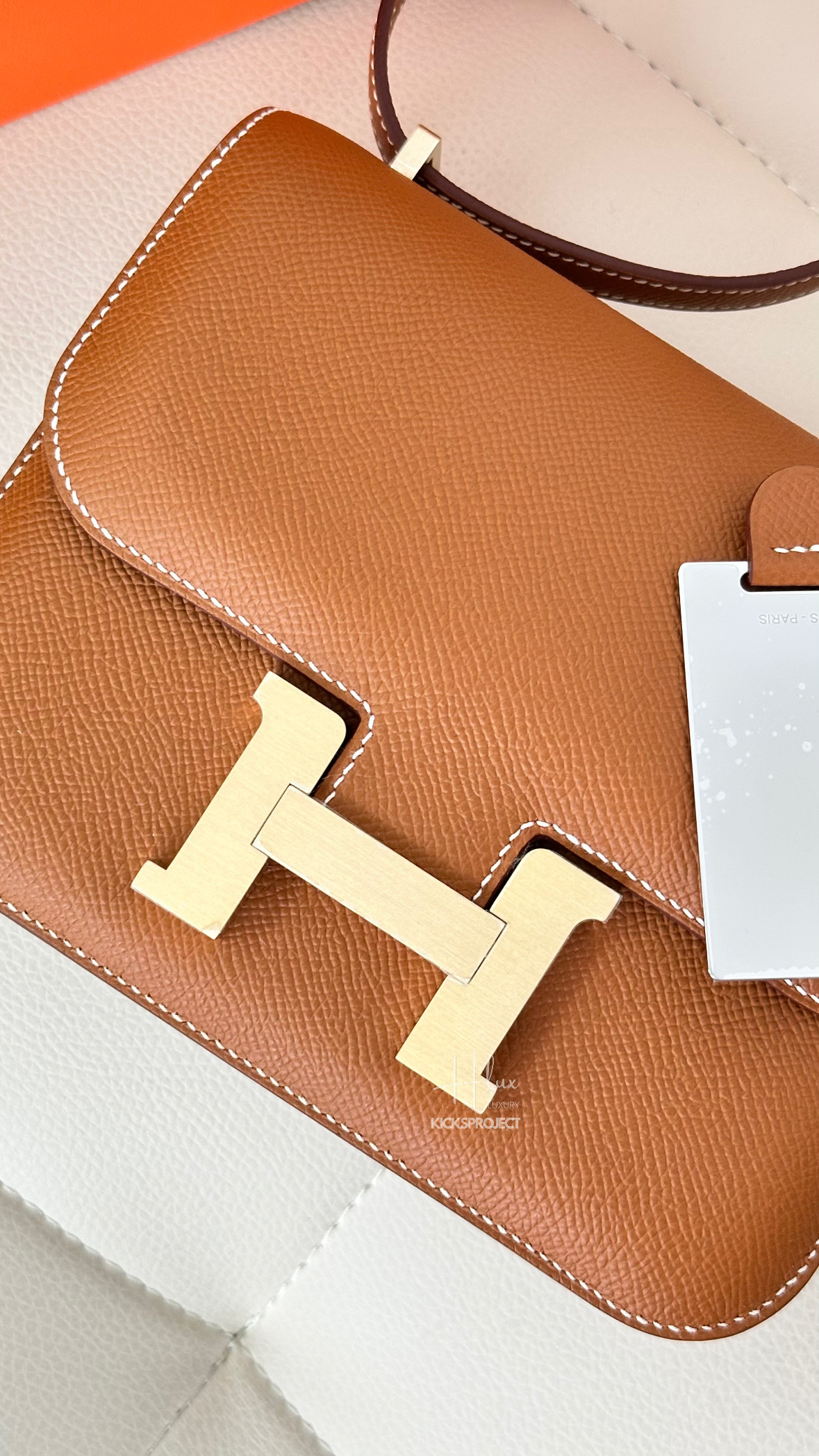 Hermes mini Constance 19 gold 金棕金扣