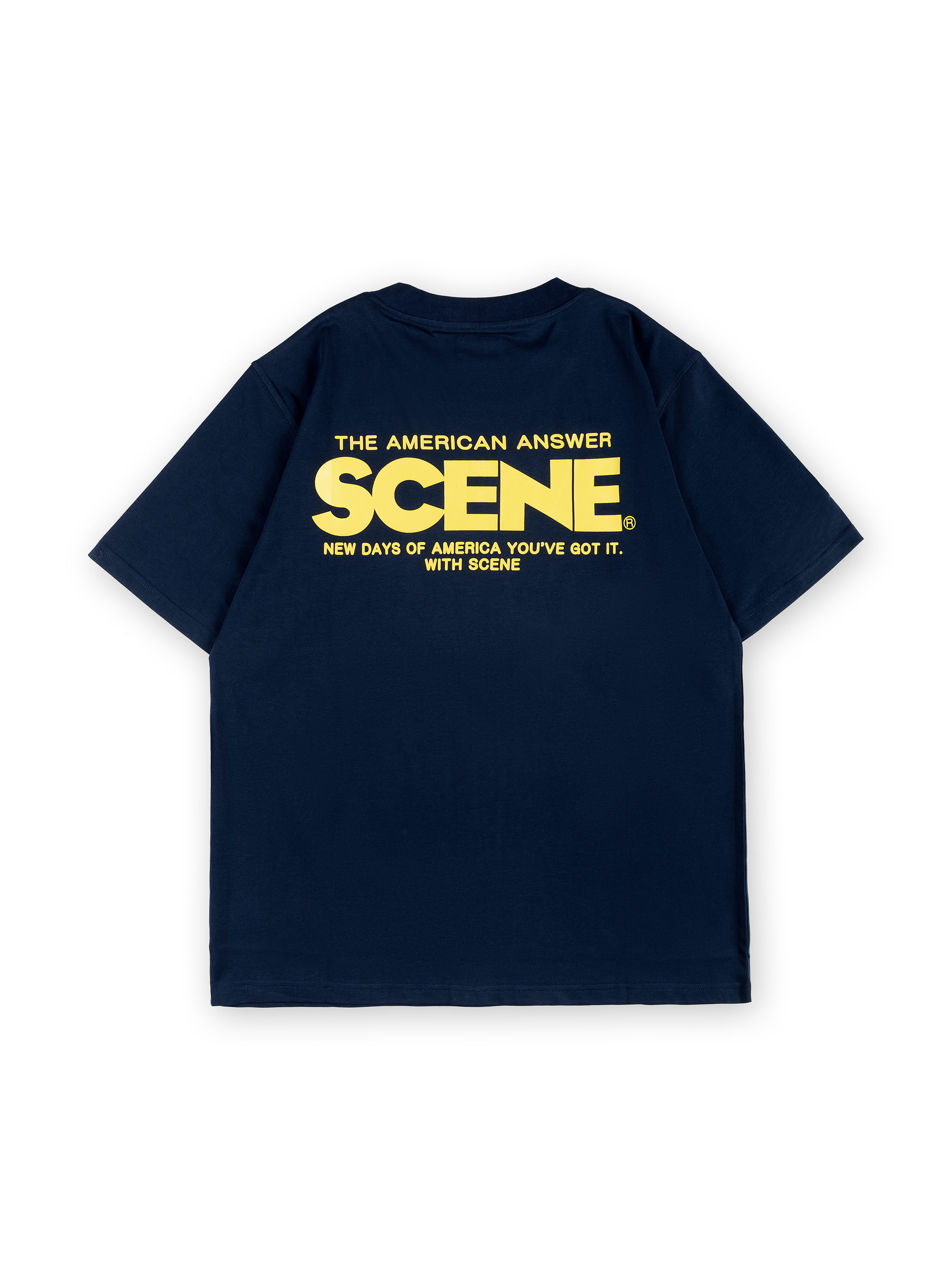 Classic Tee // Navy & Yellow