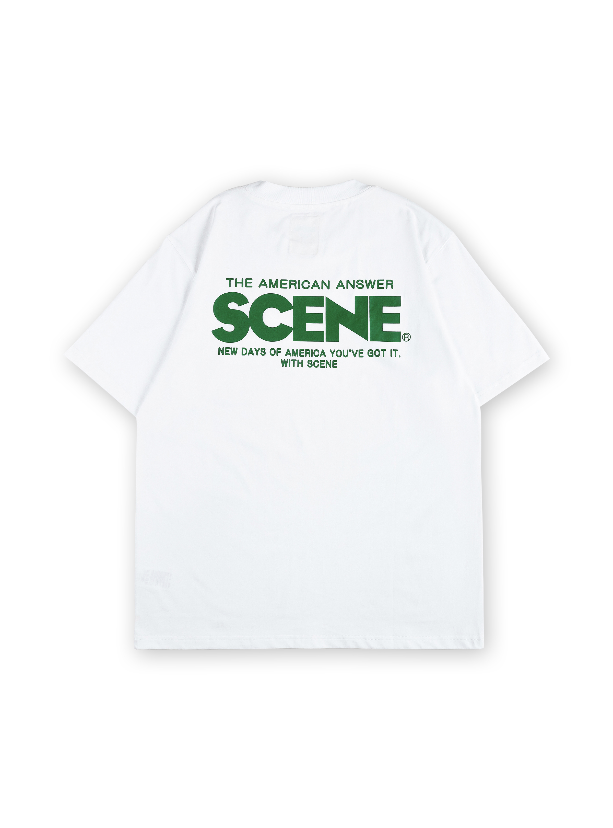Classic Tee // White & Green