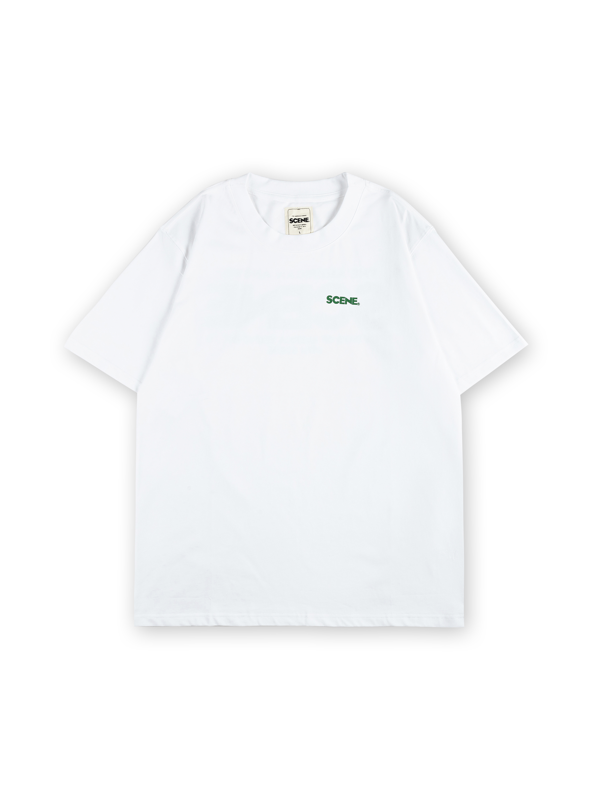 Classic Tee // White & Green