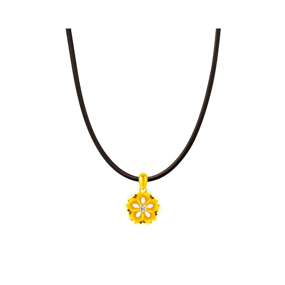 【真愛密碼】真愛-幸福光點墜子(硬金)