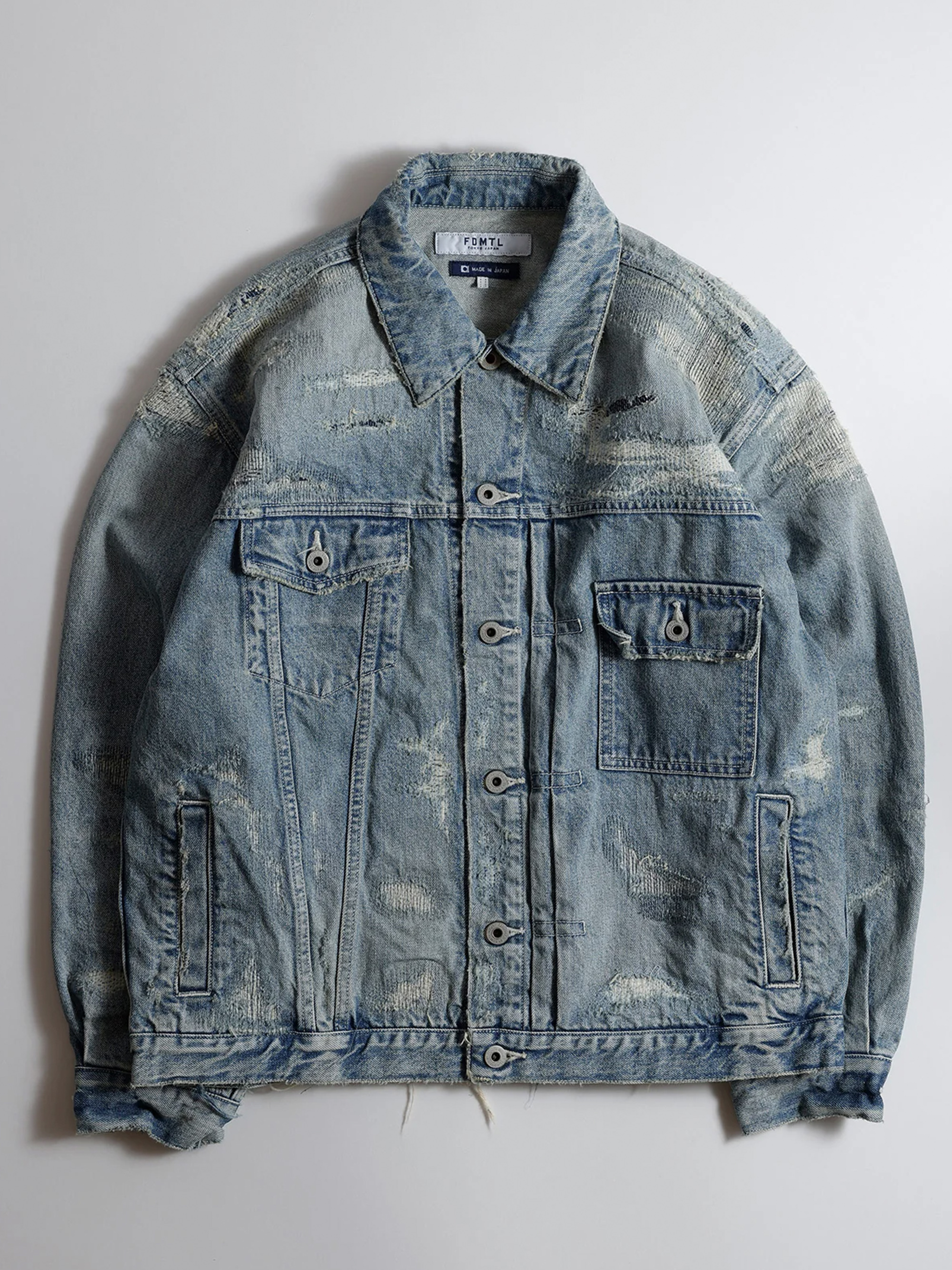 FDMTL DENIM JACKET 7YR WASH牛仔外套