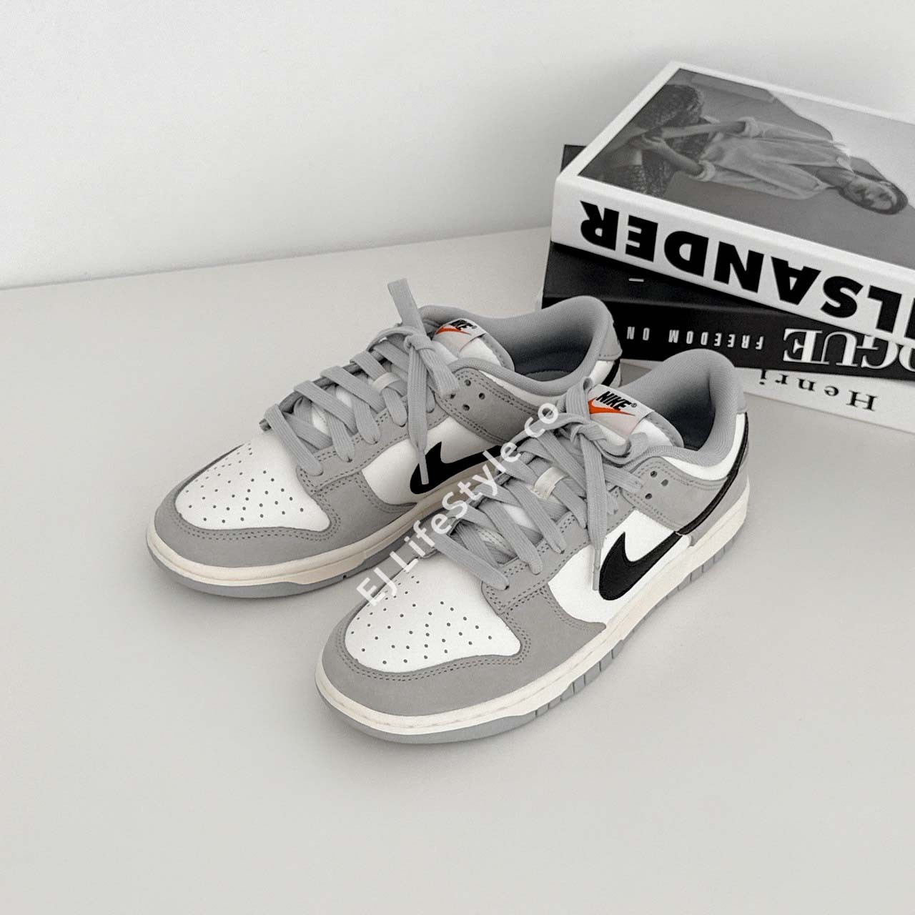 NIKE DUNK LOW "SMOKE GREY" 煙灰奶油 黑 麂皮 奶油底 男鞋 IB3079-101 / 現＋預