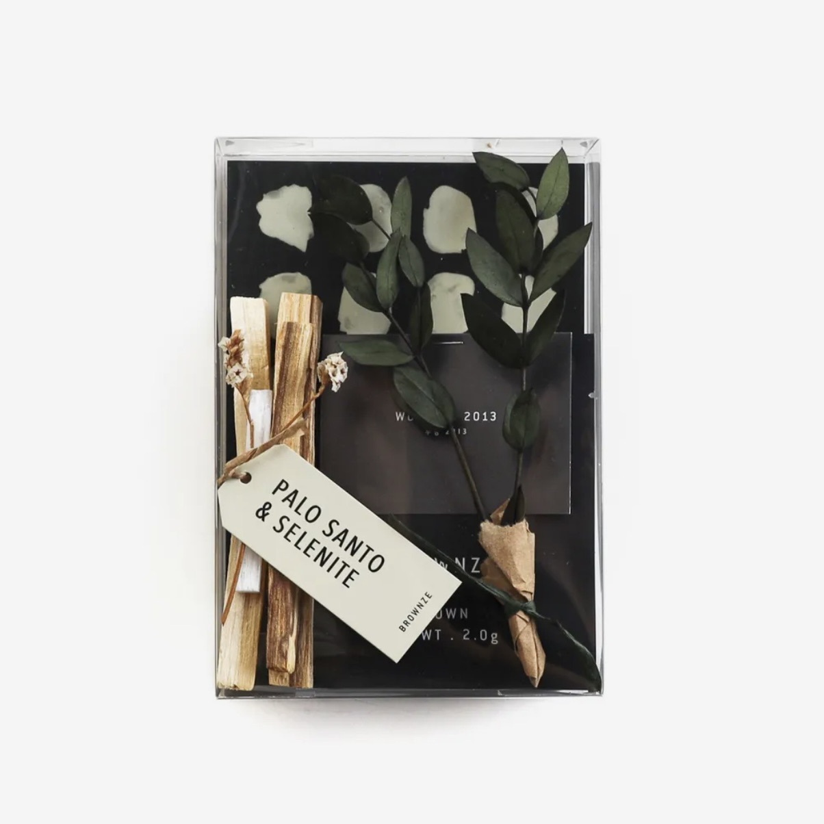 靜心選物🌿BROWNZE帕洛聖木 & 雪花石能量組