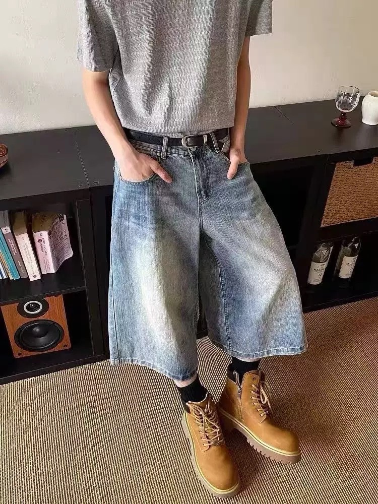 (GOAL) 美式水洗闊腿七分褲 G6682 DC+