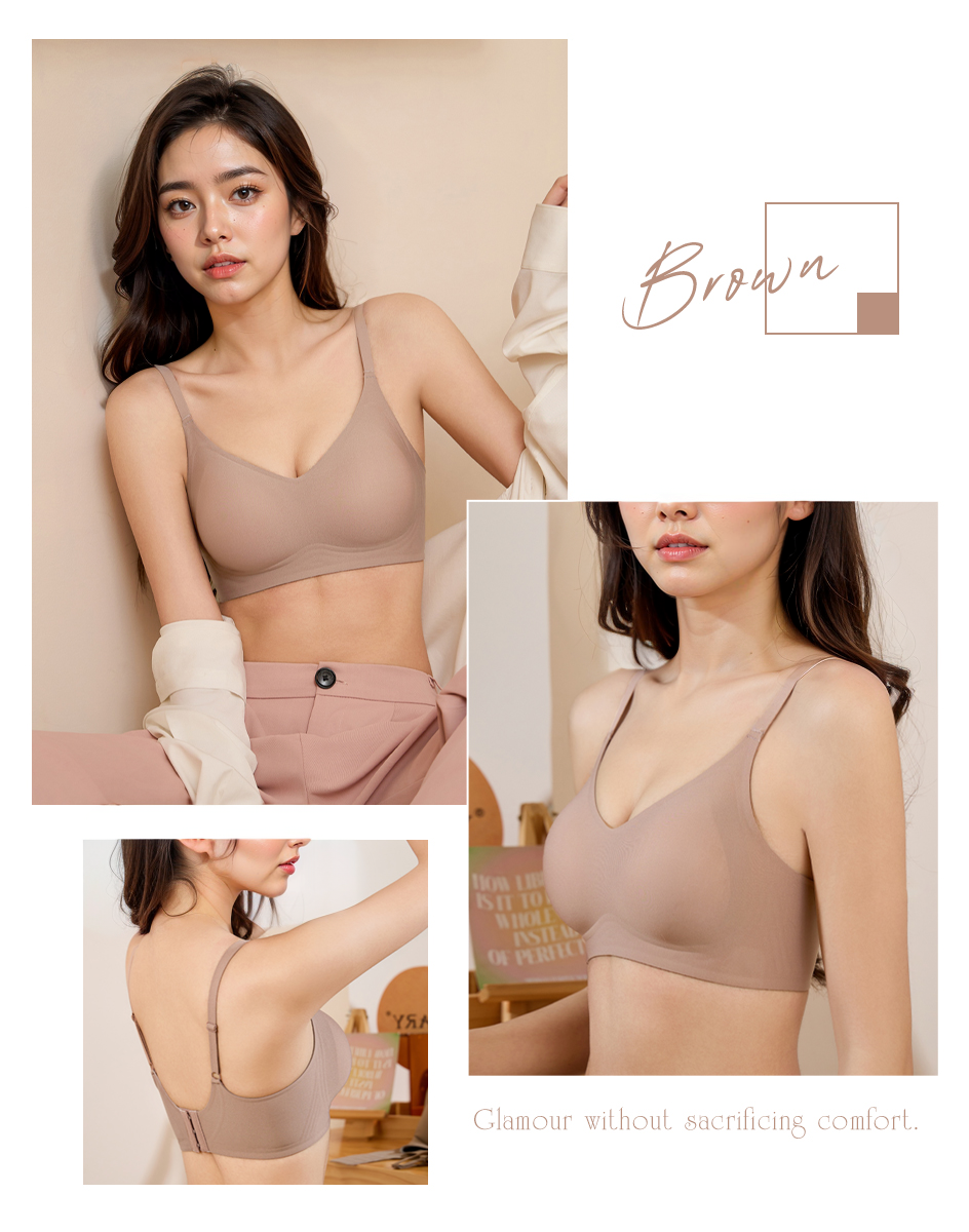 艾波迷亞 Q軟柔膚舒適無鋼圈內衣 (2830) 膚色內衣  無痕內衣 涼感內衣