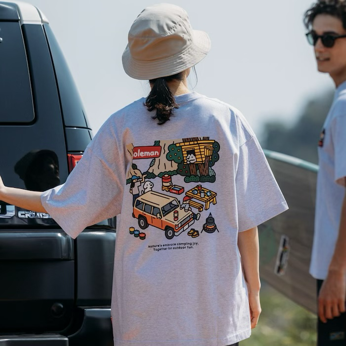 聯名 matsui x FREAK'S STORE 松井營 Rakuki Roryu SS TEE 露營車 狗狗小木屋 圓領 短袖上衣 短T 短Tee