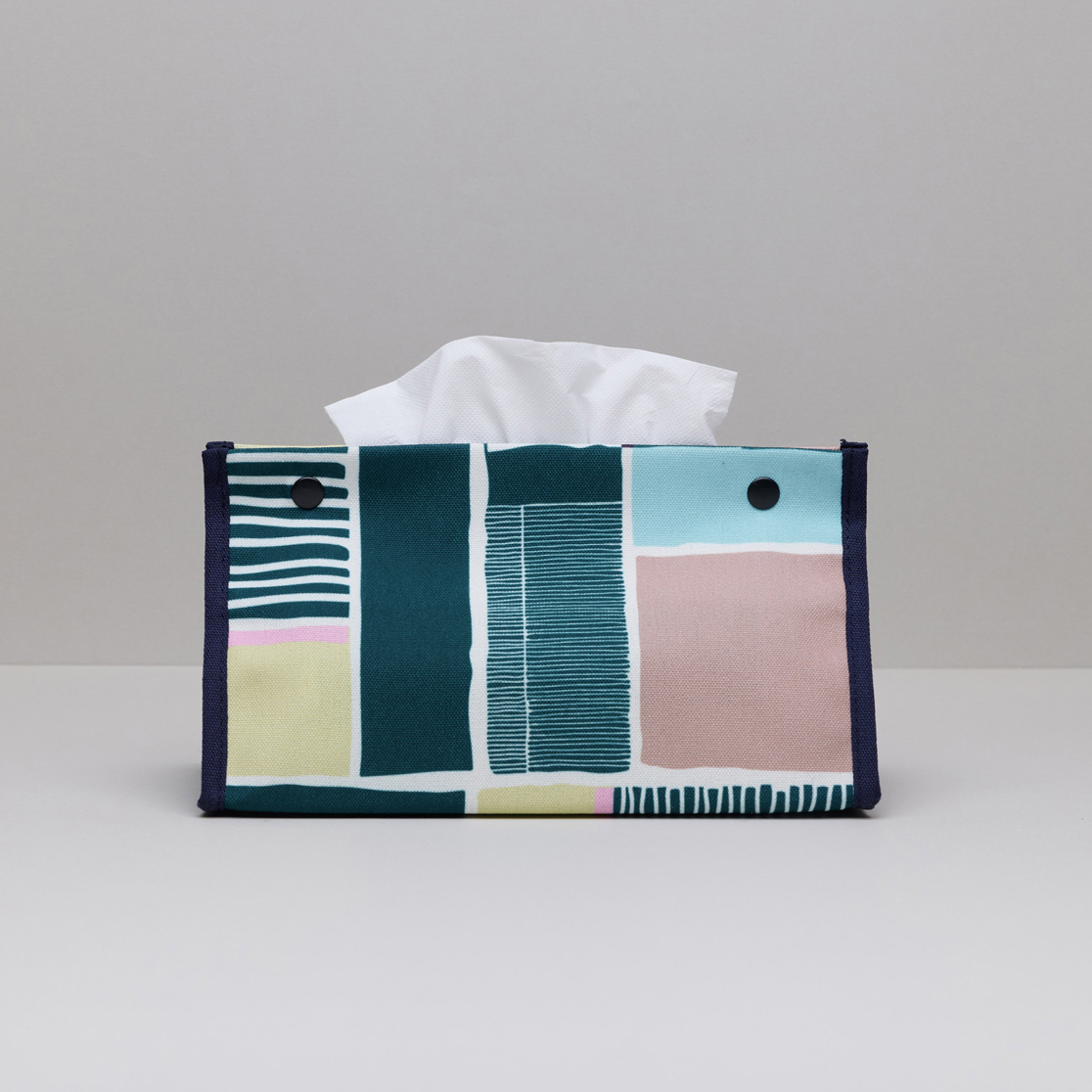 面紙套 / 方塊綠