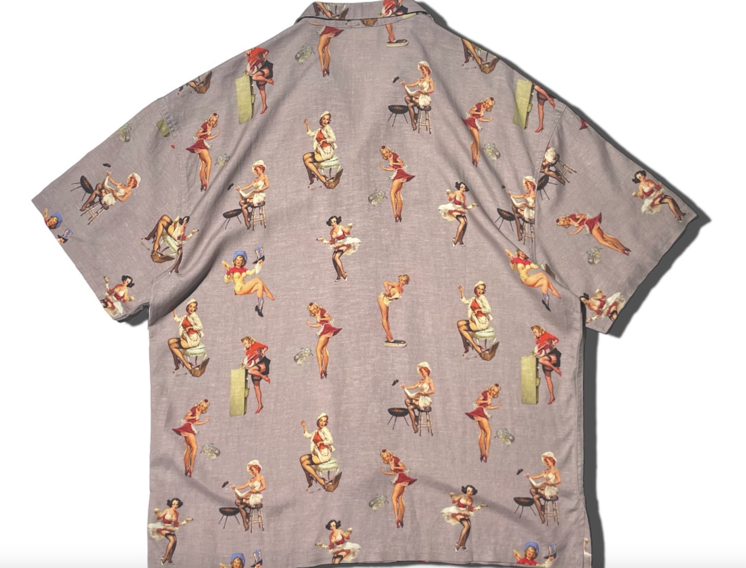 トップス Club Stubborn The Flame Shirt Club Stubborn Souvenir Shirt Zero - Model Lilac