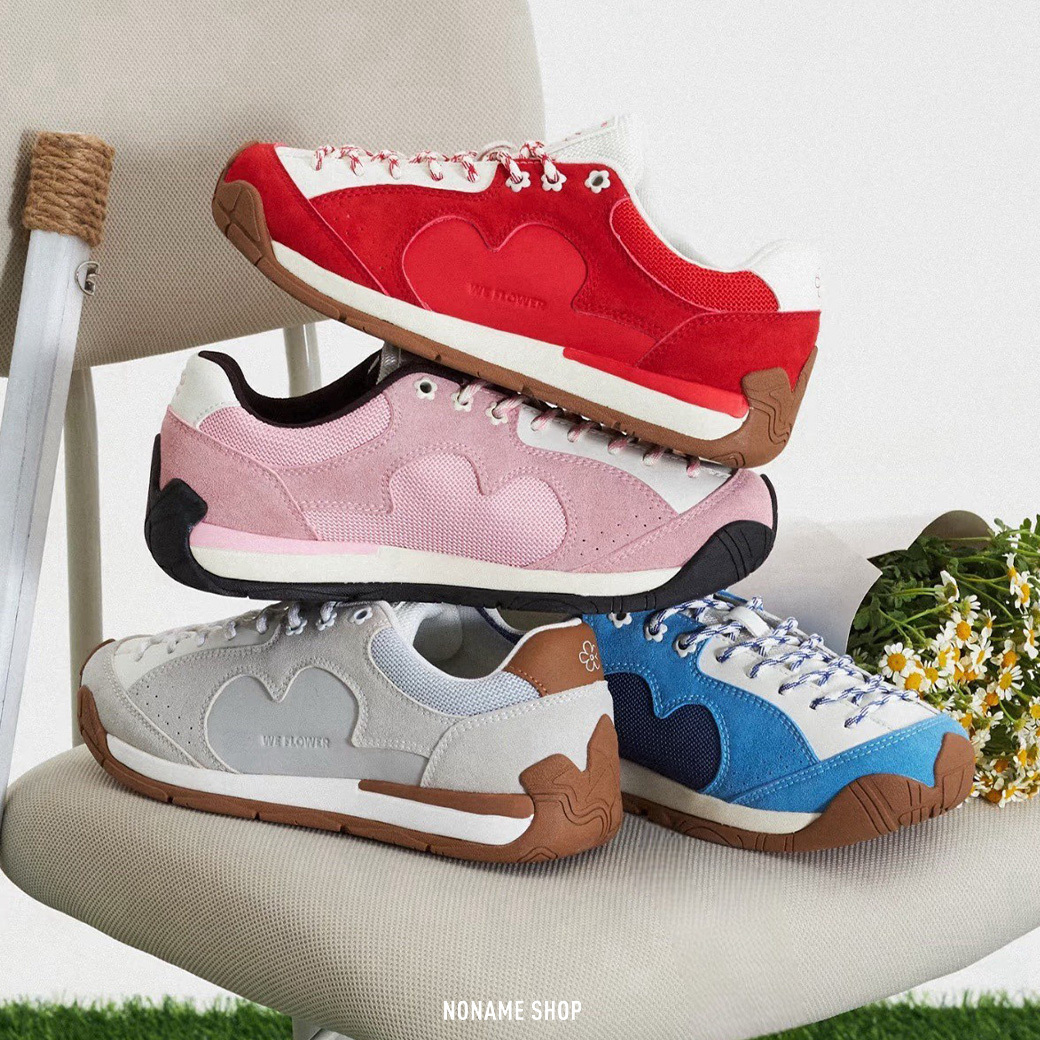 WE FLOWER 小花鞋 復古 休閒鞋 流浪鞋 四色 (男/女款)