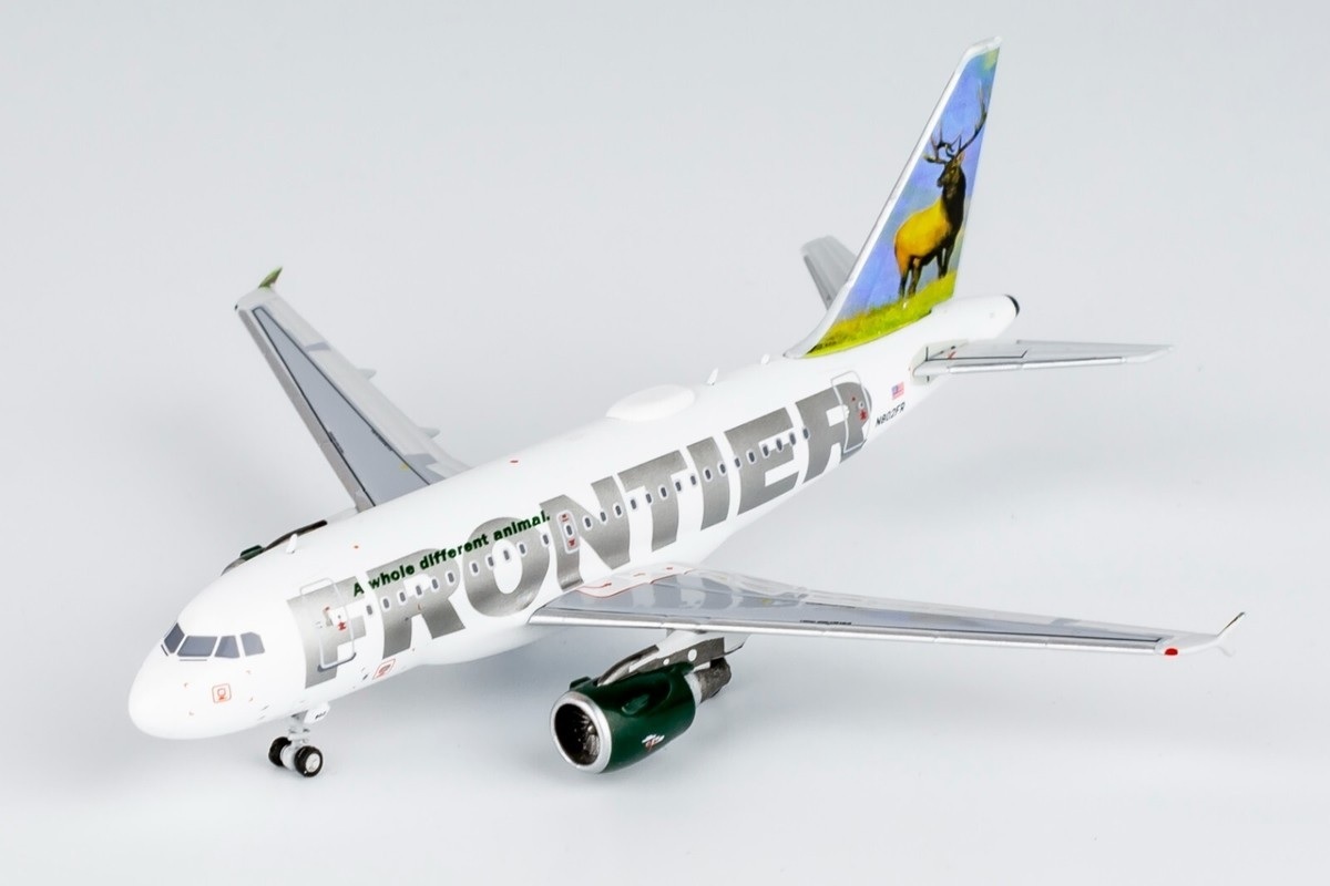 NG Model 1/400 邊疆航空 A318-100 N802FR 蒙大拿麋鹿