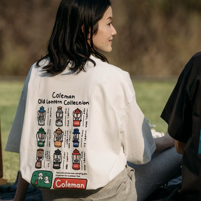 Coleman × matsui × FREAK'S STORE 聯名 Lantern 好多露營燈 狗狗 印花 圓領 短袖上衣 短T 短Tee