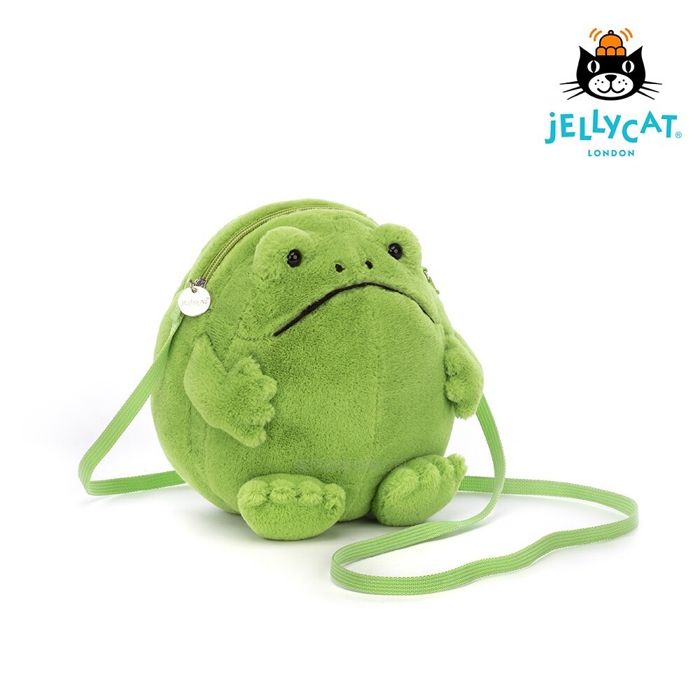 【樂森藥局】英國 Jellycat Ricky Rain Frog Bag 大眼蛙/ 哭哭蛙斜背包、造型斜背包