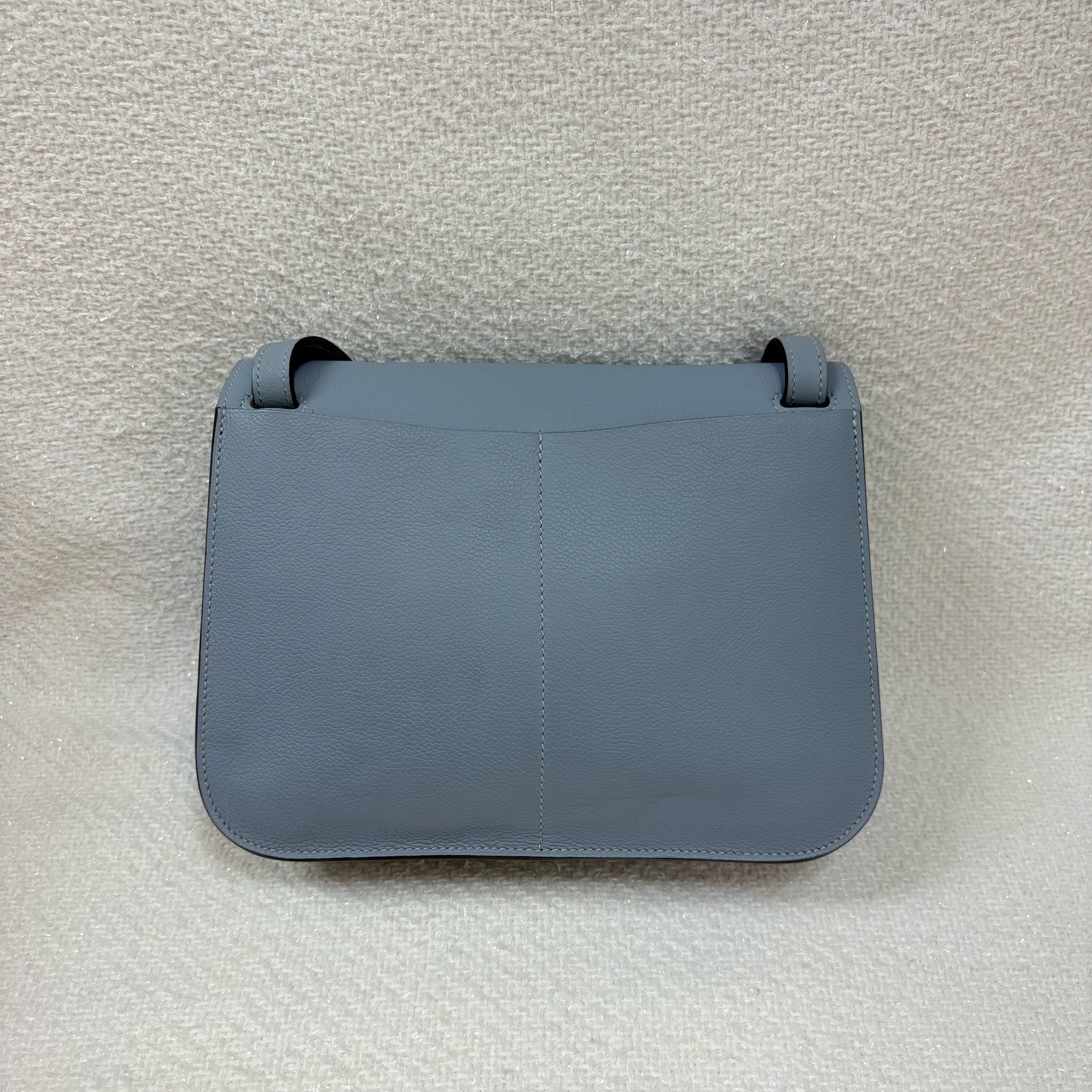 Hermes Halzan 25 - Bleu Lin / Shw