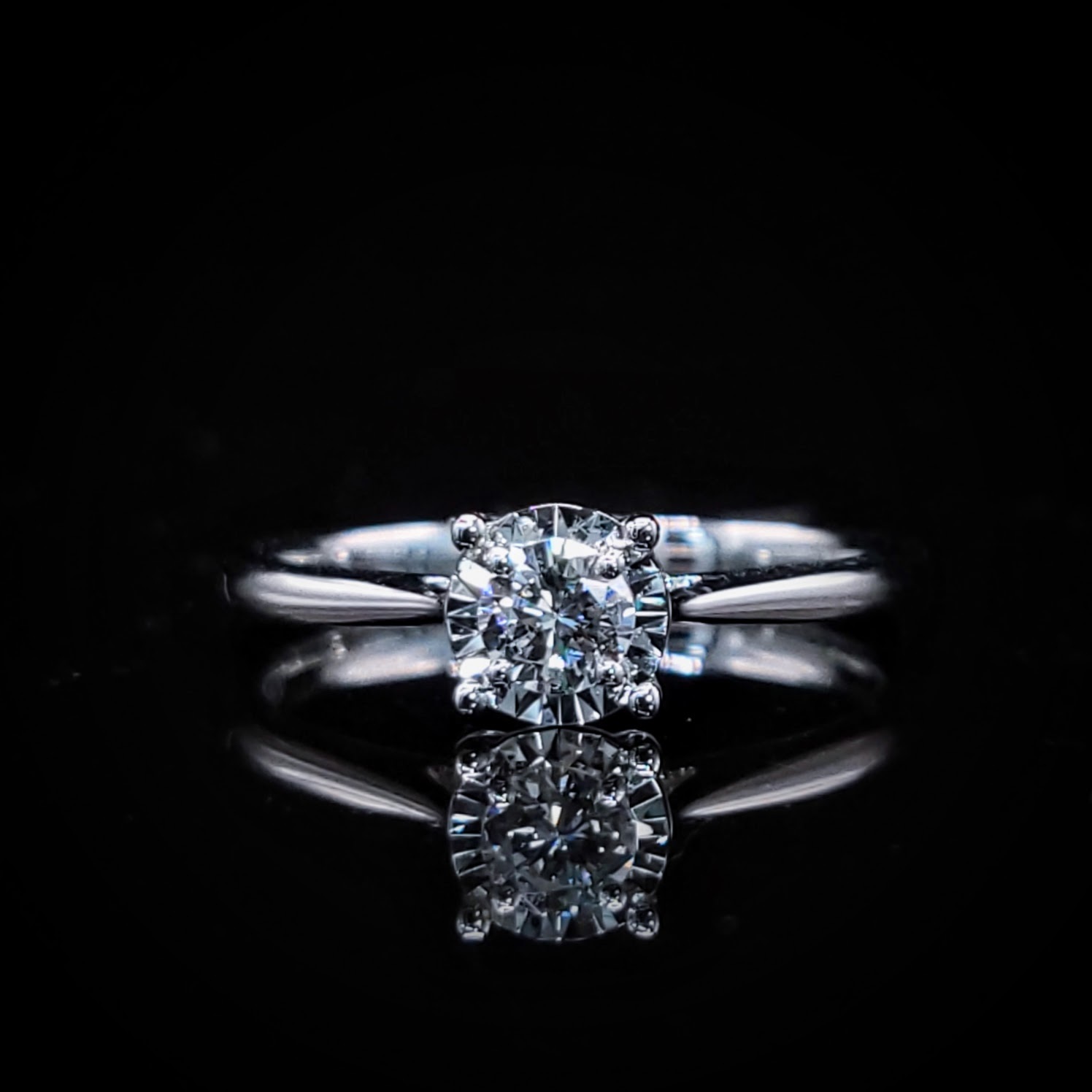 18K White Gold 0.20ct Diamond Ring