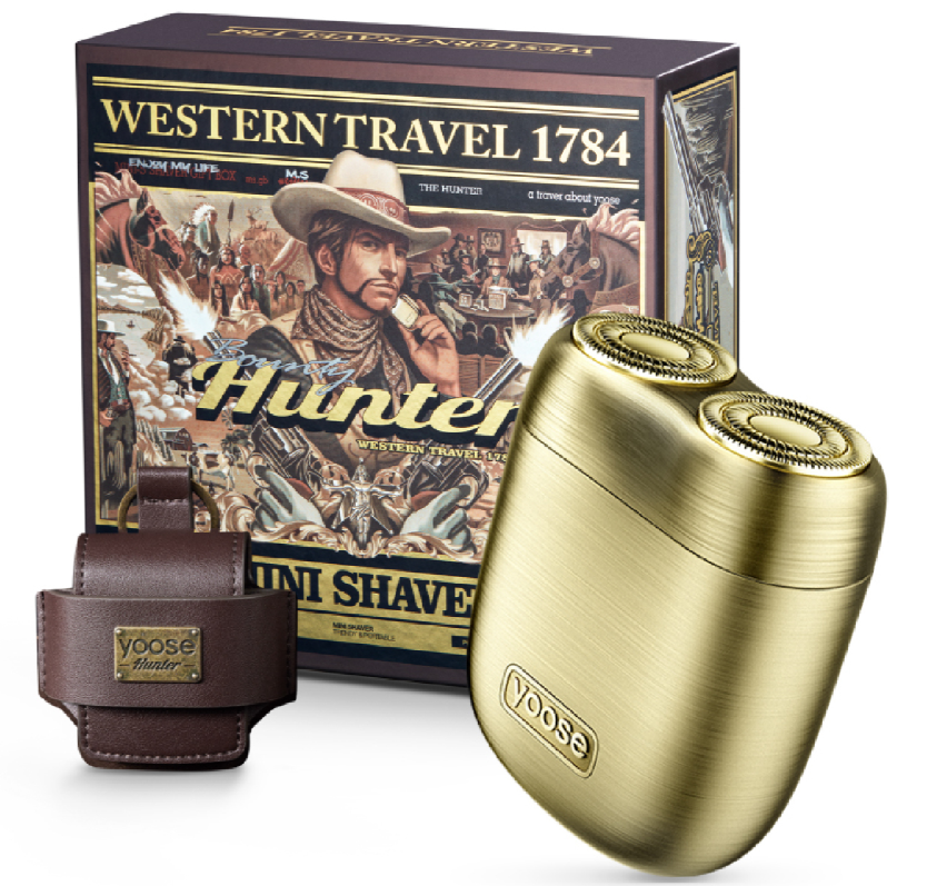 yoose｜MINI 全合金隨身電動刮鬍刀 - 賞金獵人