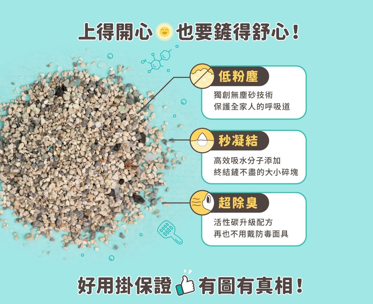 怪獸部落｜費洛蒙礦砂 費洛蒙快樂貓砂